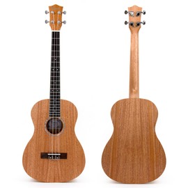 Kmise Baritone Ukulele 30 Inch Mahogany Ukelele 4 String Hawaii Guitar Uke G-C-E-A from Kmise