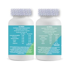 Dúo Citrato de Potasio 800 mg + Citrato de Magnesio 500 mg | 120 Cápsulas c/u | Suplemento Alimenticio en Cápsulas | IsaaQuim
