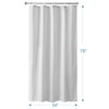Amazer Long Stall Shower Curtain Liner Washable, 54 x 78