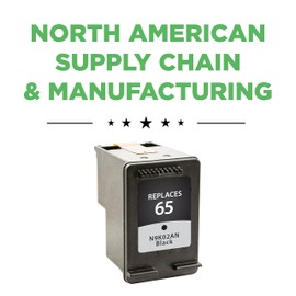 Clover Remanufactured Ink Cartridge Replacement for HP 65 (N9K02AN) | Black