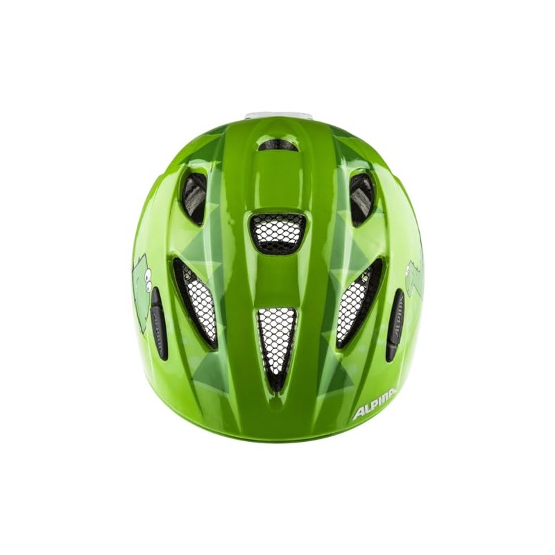 ALPINA Unisex - Children, XIMO FLASH cycling helmet, green dino,