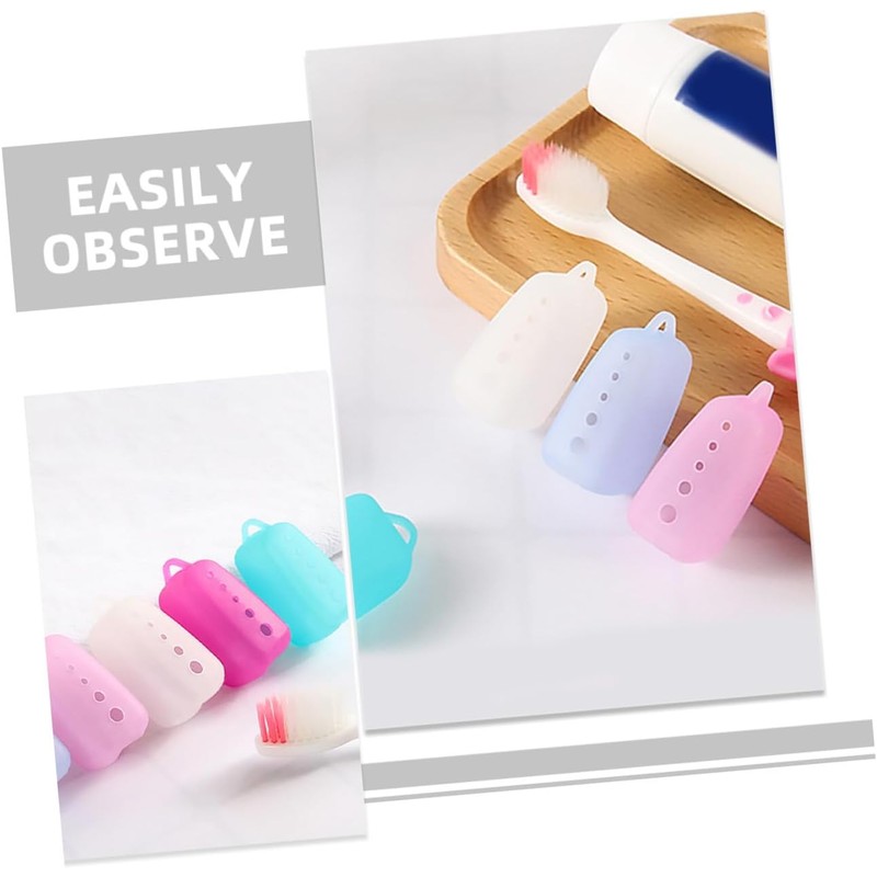 Funda Protectora para Cabezal de Cepillo de Dientes de Silicona,