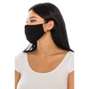 Econo High - Washable Reusable Black Cotton Face Mask Fabric