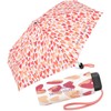 Benetton Pocket Umbrella Ultra Mini Flat Dots, Hearts Pink