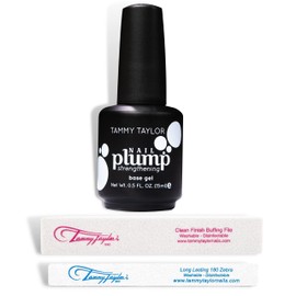 Tammy Taylor Nail Plump Nail Hardener | Extra Strength Healthy Natural Nail Strengthener Polish for Thin Nails and Split Nail Growth Oil Treatment | Helps Repair Damaged Nailbeds and Nail Biting | Kit