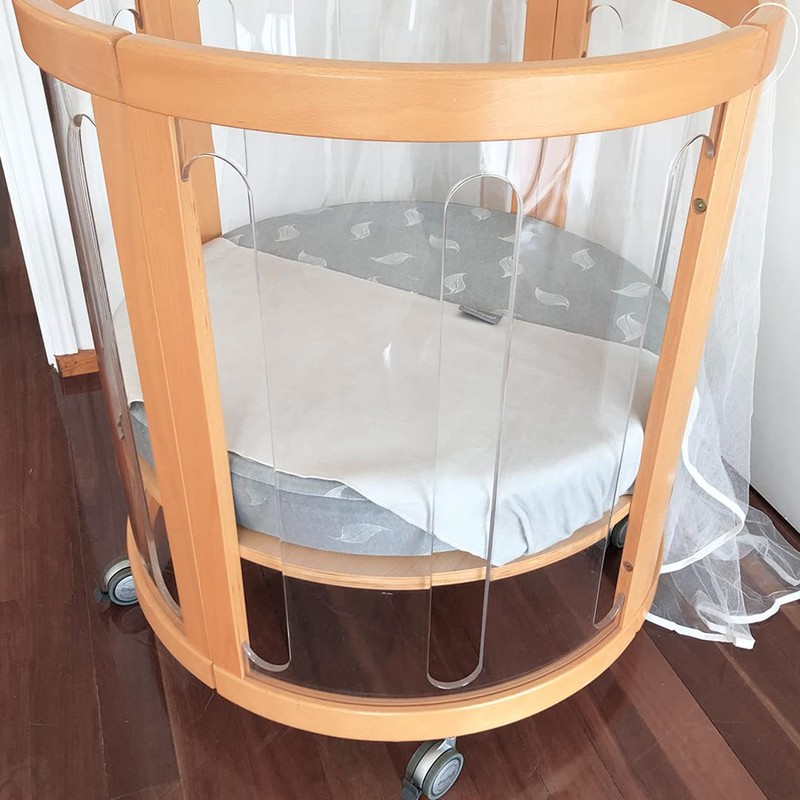 Babyhood Luxurious Breathe Eze Mattress Protector Sheet, Small, Grey/White