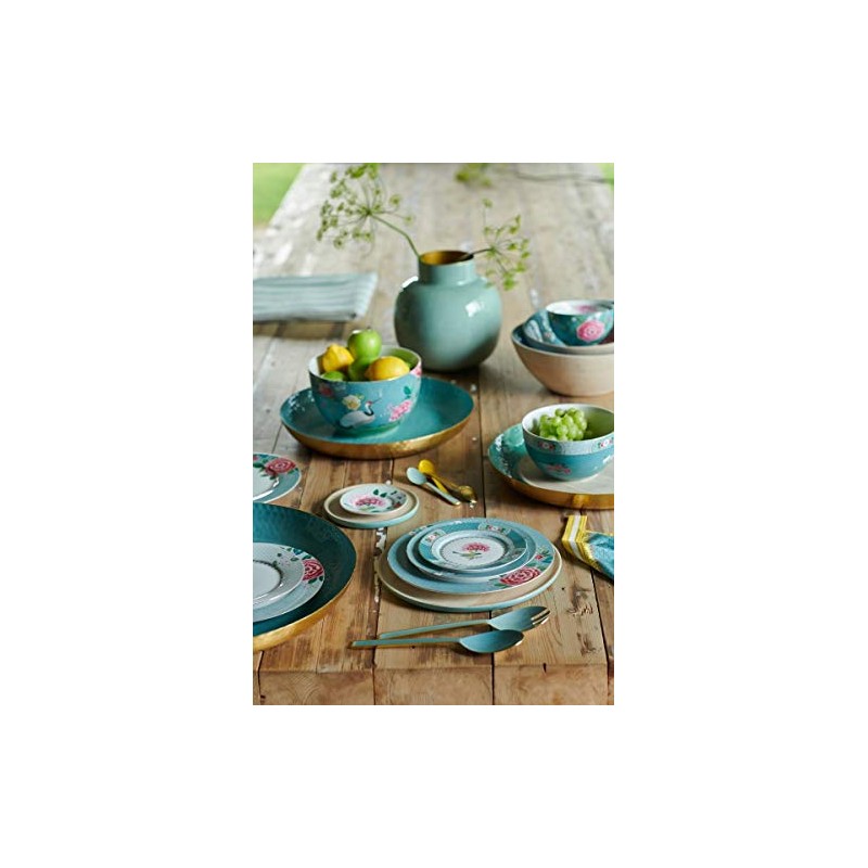 Essenza Home Pip Studio 26-51001211 Blushing Birds Bread Plate Khaki
