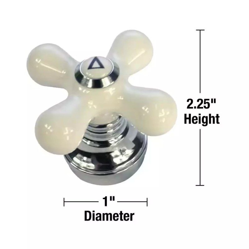 All Brands DANCO Replacement Cross Arm Handle in White
