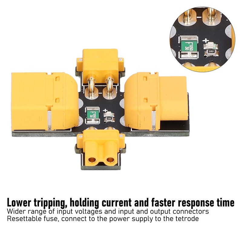 Eujgoov Smoke Stopper Amass XT30/XT60 Fuse Installation Test Safety Plug