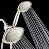 AquaDance Luxury Square High-Pressure Giant 7.3" Rain Shower Head/Handheld Spa