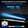 Super Bright LED Flashlight 1800000 High Lumens, Rechargeable Handheld Flashlights