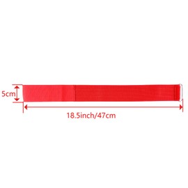 Miokun 12 Pack 3 Legged Race Bands Colorful Firm Elastic Tie Rope for Kids Adult Outdoor Fun (12)