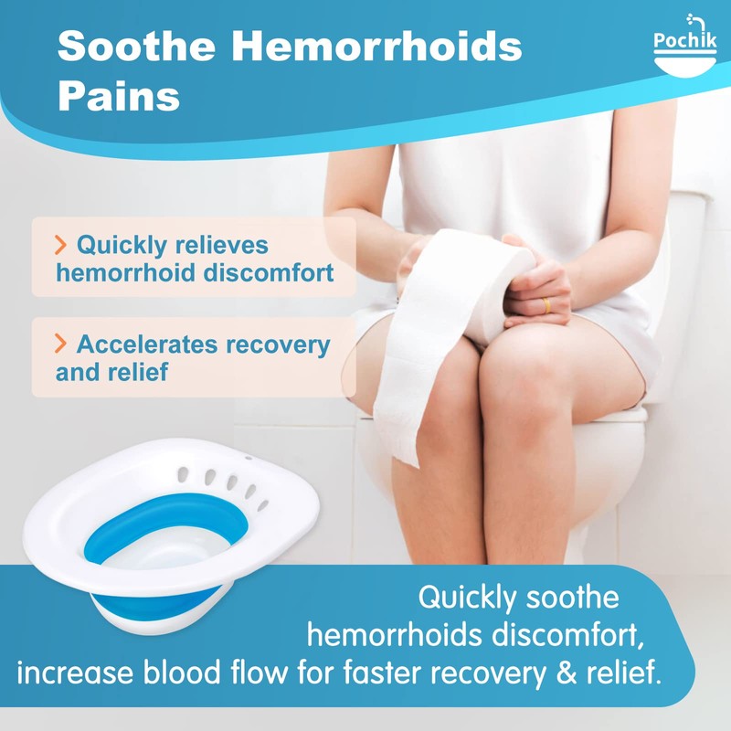 Pochik Sitz Bath, Sitz Bath for Hemorrhoids, Sitz Bath for