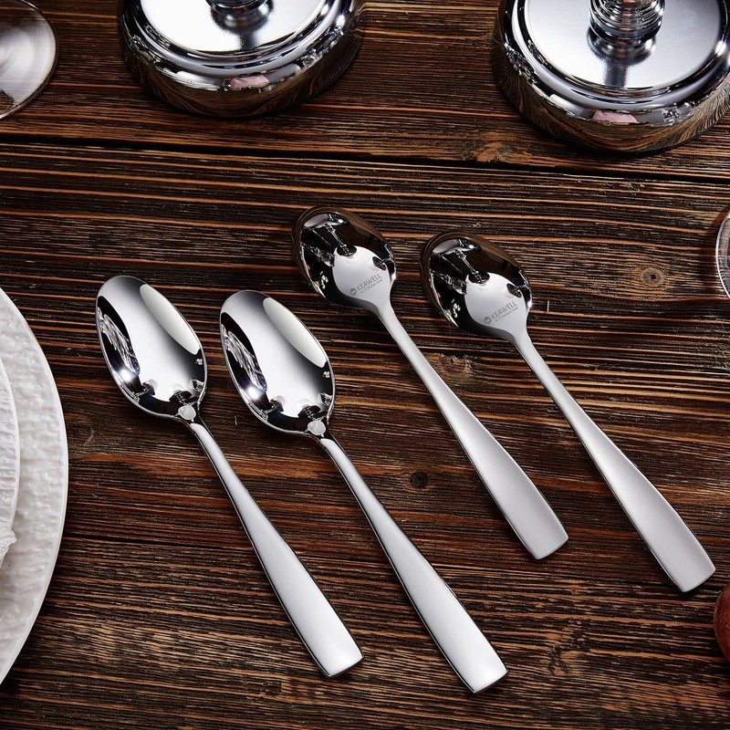 KEAWELL Premium 20/45/65 Piece Louis Silverware Set, 18/10 Stainless Steel,