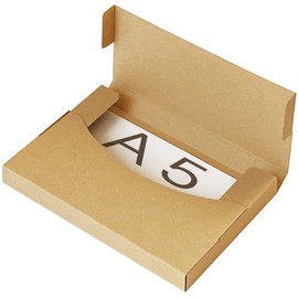 Earth Cardboard ID0413 Catpos Cardboard Box, A5, Set of 100, Small Items, Cardboard, Nekoposu Box, Mailing