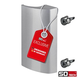 SOTECH Balcony Door Handle Seja II Aluminium Silver Coloured 85 x 40 x 20 mm Door Handle Patio Door Handle