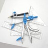 Geometry Set, 10-Piece Compass School Maths Angle Stationery Kit Rulers