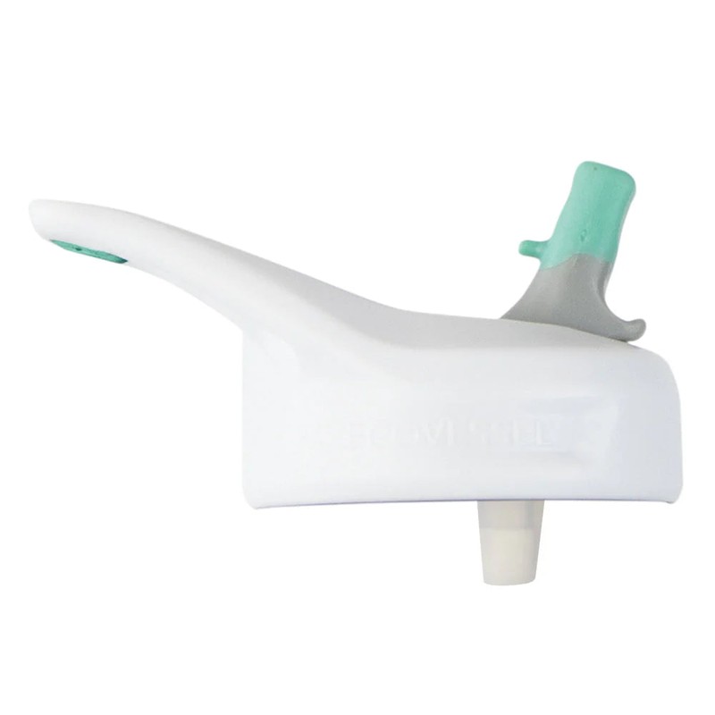 EcoVessel Adults & Kids Replacement Straw Lid, White with Grey
