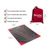 Boxiki Travel Compact Waterproof Pocket Beach Blanket Portable Lightweight Folding