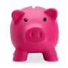 Plastic Piggy Bank/Money Box for Savings Coins - Fuchsia