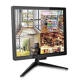 15" CCTV Monitor, Cocar Security Monitor Screen, LCD Display for Home Security Systems Surveillance Camera STB PC, 1024x768 Built-in Speaker, BNC/VGA/HDMI/Audio in Out/Vesa Wall Mounting