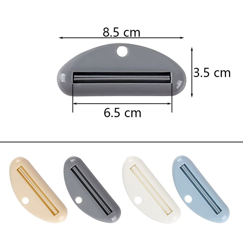 Dzsomt Toothpaste Dispenser 8 Pieces Toothpaste Squeezer Toothpaste Dispenser Tube