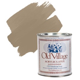 Acrylic Latex Paint, Rittenhouse Ivory, 1723, 1 Quart