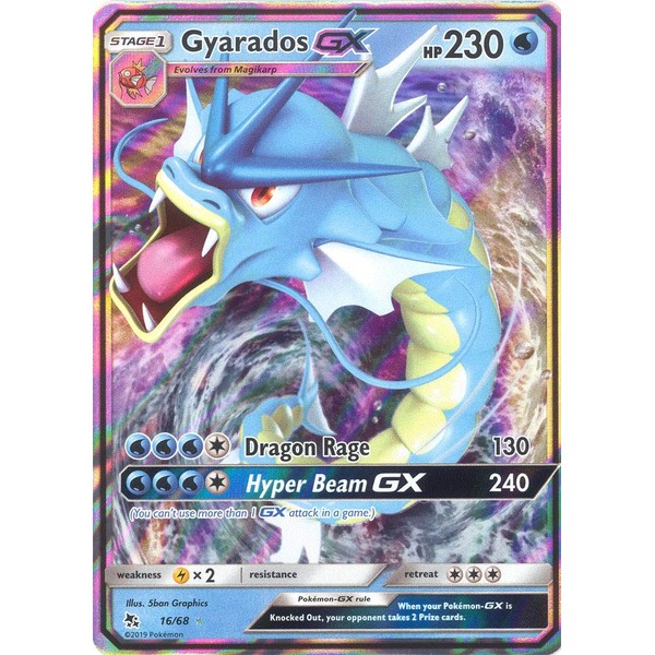 Gyarados GX - 16/68 - Ultra Rare