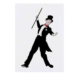 'Tap Dancer' Temporary Tattoo - Water Resistant, Skin-Safe, Non-Toxic Transfer (TO00085183)