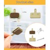 2 Pairs E-Bike Front&Rear Brake Pads Fits for Ridstar Q20