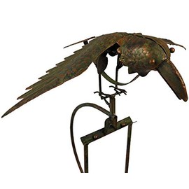 Esschert Design Staked Steel Flying Bird Rocker, 53" H