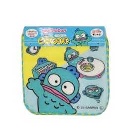 Sanrio Cute Mini Towel Set of 3 for Kindergarten, Nursery School, School Entrance, Washing, 6.3 x 6.3 inches (16 x 16 cm)