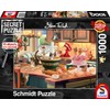 Schmidt Spiele 59919 Secret Puzzle, At the Kitchen Table, 1000