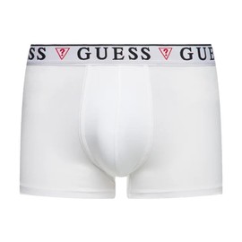 GUESS Men's Eco Brian Hero Boxer Trunk 3 Pack, Black White Combo