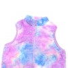 JESKIDS Girls Sherpa Fleece Vest Outwear Lightweight Solid Color Cute