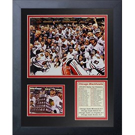 Legends Never Die 2013 Chicago Blackhawks Champions Celebration Collage Photo Frame, 11" x 14", (12655U)