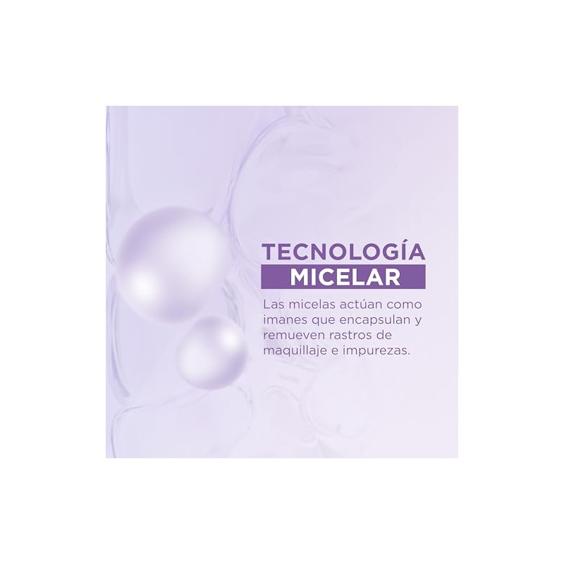 L'Oreal Paris, Agua Micelar Revitalift Ácido Hialurónico, 200Ml