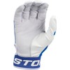 Easton | MAV GT Baseball Batting Gloves | White/Royal |