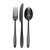 Hampton Forge 894843 Ayla Black 12 Piece Flatware Set