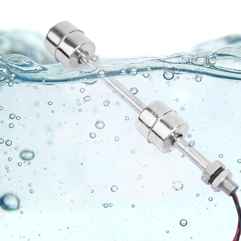 Water Level Sensor, 12V Ball Float Switch, Double Ball Stainless