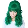 Linfairy Long Wavy Hybrid Wig Large Fluffy Honeycomb Wig for