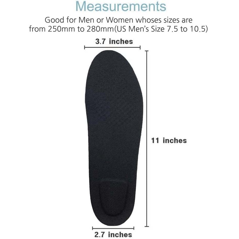 0.4 Inch 2 Left or Right Full Length Insoles Balancer
