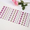 GINCEVHY 468 pcs Heart Gem Stickers, Self Adhesive Sparkle Rhinestone