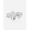 Thomas Sabo ladies ear tube ring, 925 sterling silver, heart