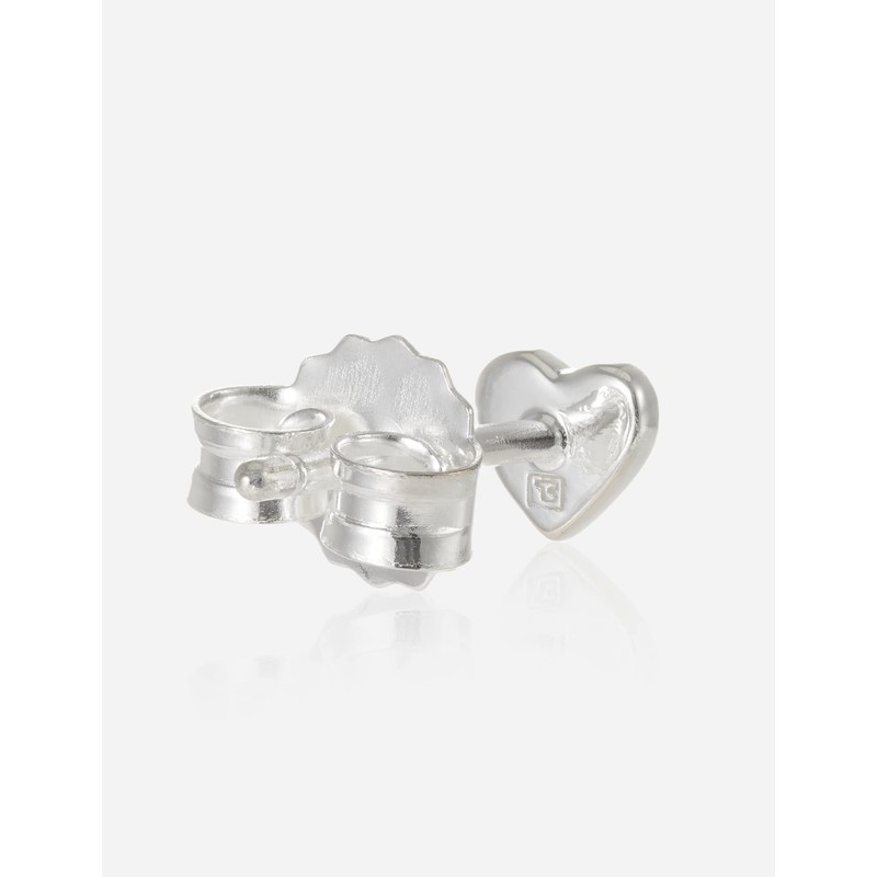 Thomas Sabo ladies ear tube ring, 925 sterling silver, heart