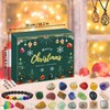 Chennyfun Crystal Advent Calendar 2024-24 Days Christmas Countdown Natural Crystals