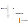 0.3ml/cc Syringe with 31G x 8mm, 100 Pcs, Lab Syringes,