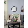Udorich Enhance Ambiance with Transitional Mango Wood Wall Mirror, Round