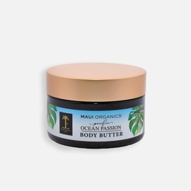 Maui Organics Shea Cocoa Body Butter (4 Ounce, Ocean Passion)