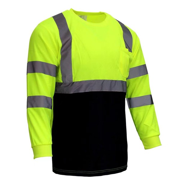 XIAKE RT003 Safety Shirts for Men Reflective High Visibility T